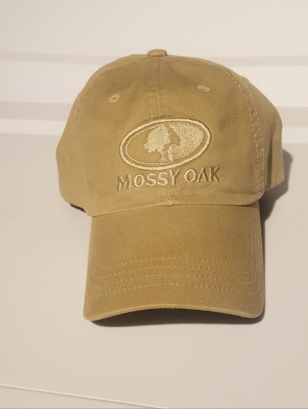 Mossy Oak Cap Hat Beige Adjustable